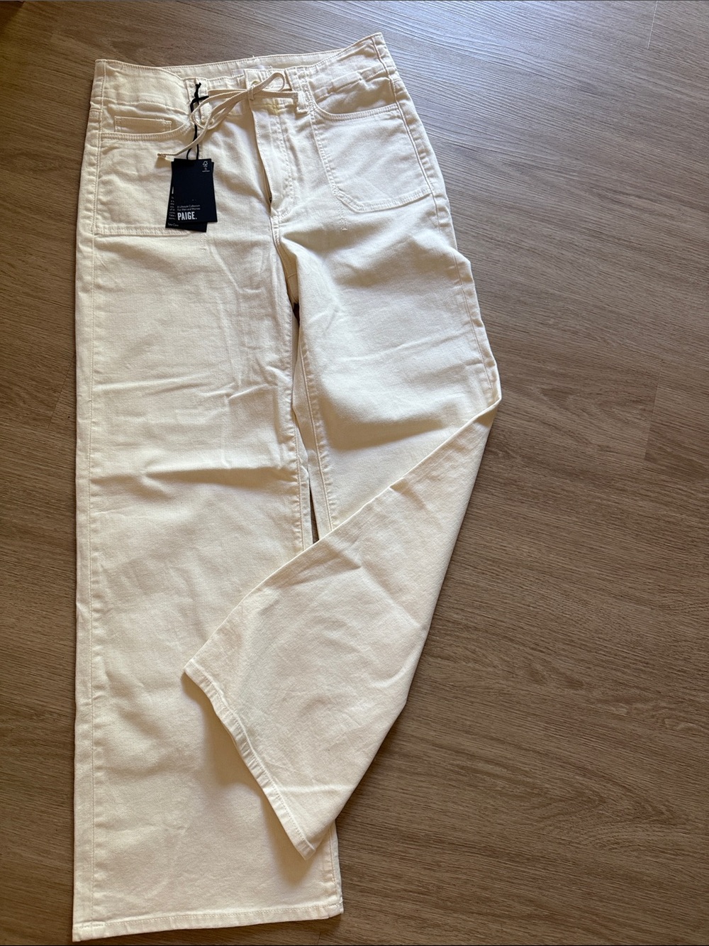 NWT ✨ PAIGE Wide Ari Wide -Leg Chinos - Picture 2 of 5